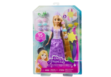 Spalvą keičianti lėlė DISNEY PRINCESS AUKSAPLAUKĖ, 1 vnt.
