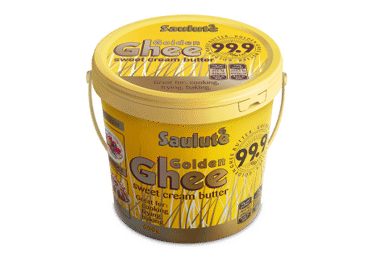 Lydytas sviestas SAULUTĖ GOLDEN GHEE, 99,9 %, 500 g