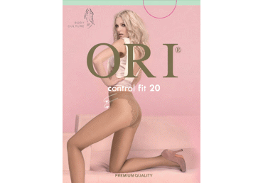 Moteriškos pėdkelnės ORI CONTROL FIT 20 den, 2 dydis, visone