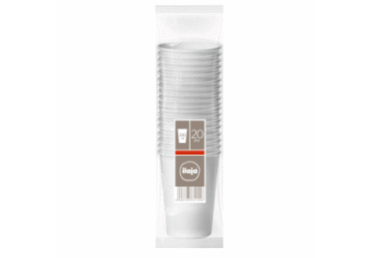 Vienkartiniai Puodeliai ILAJA WHITE, 230 ml 20 vnt.