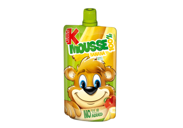 Bananų ir obuolių tyrelė KUBUŠ, 100 g