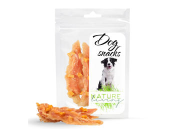 Šunų ėdalo papildas NATURE LIVING (dži. višt. gab. su sūriu), 75 g
