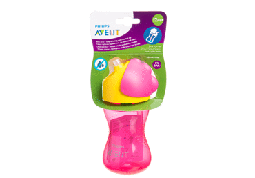 Puodelis PHILIPS AVENT su šiaudeliu, nuo 12 mėn., 300 ml, 1 vnt.