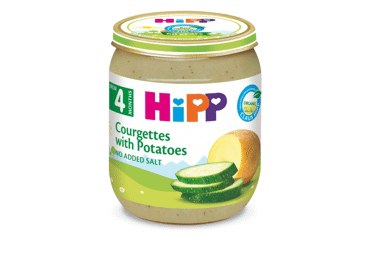 Organic zucchini puree HIPP with potatoes (from 4 months), 125 g