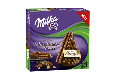 Šaldytas pyragas MILKA HAZELNUT, 400 g