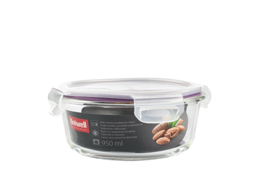 Stiklinis indas maisto produktams laikyti UNIWELL, 950 ml, 1 vnt.