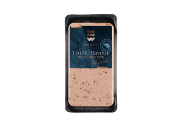 Ančių kepenėlių paštetas su trumais WELL DONE PREMIUM, nerūšinis, 150 g