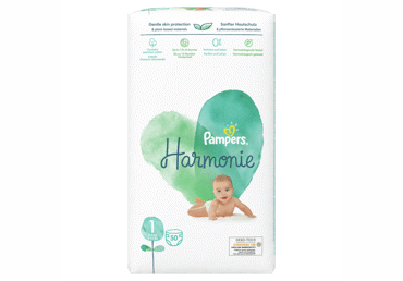 Sauskelnės PAMPERS Harmonie, Value Pack, 1 dydis, 50 vnt.