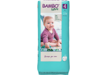 Sauskelnės BAMBO NATURE 4 (7-14 kg), 48 vnt.