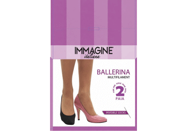 Moteriškos pėdutės IMG BALLERINA 39-42, nero