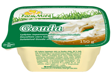 Lydytas tepamasis sūris FARM MILK, 150 g