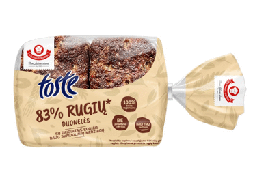 Булочки из 83% ржи TOSTE, 240 г
