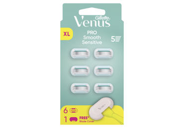 Razor heads VENUS PRO Smooth Sensitive, 6 pcs. + cap