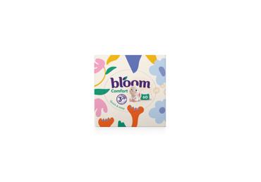 Vienkartinės popierinės nosinaitės BLOOM, 3 sluoksnių, 60 vnt.