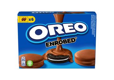 Sausainiai OREO su pieninio šokolado glaistu, 246 g