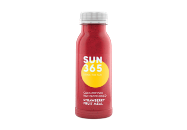 Nepasterizuotas braškių glotnutis SUN 365, 250 ml