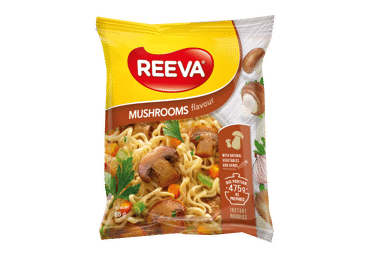 Makaronai REEVA, grybų skonio, 85 g