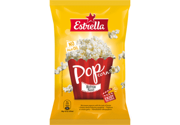 Spraginamieji kukurūzai ESTRELLA, sviesto skonio, 90 g