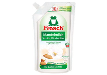 Кондиционер для белья FROSCH, аромат миндаля, 1 л