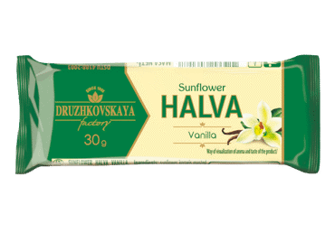 Семечковая халва DRUZKOVSKAJA со вкусом ванили, 1 кг