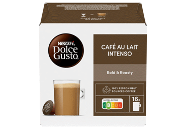 Kavos kapsulės NESCAFE DOLCE GUSTO CAFE AU LAIT INTENSO, 160 g