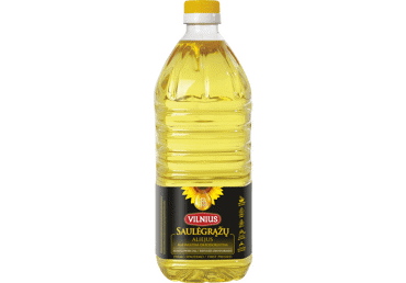 Rafinuotas saulėgrąžų aliejus VILNIUS, 2 l