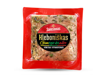 Вареный KLEBONIŠKAS рулет из свинины, 330 г