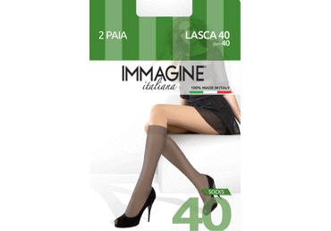 Moteriškos puskojinės IMMAGINE Italiana Lasca40, TIplm,neu6