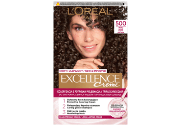 Plaukų dažai L'OREAL EXCELLENCE CREME, Nr. 500, 1 vnt.
