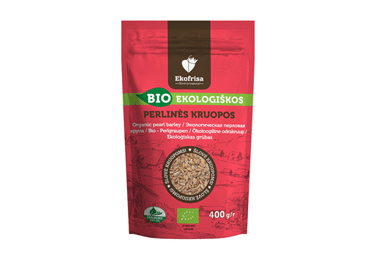 Ekologiškos perlinės kruopos EKOFRISA, 400 g