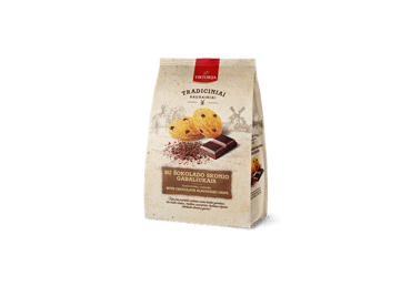 Cookies with chocolate pieces VIKTORIJA, 250 g
