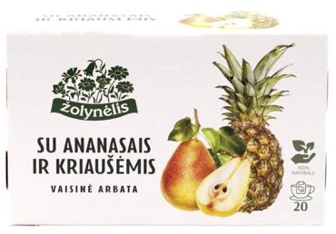 Фруктовый чай ŽOLYNĖLIS с ананасами и грушами, 40 г