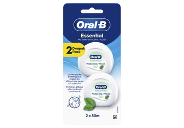 Dantų siūlas ORAL-B Essential, Waxed Mint, 2x50 m