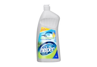 Indų ploviklis HELPER, žaliųjų citrinų kvapo, 1 l