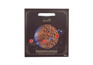 Молочный шоколад RŪTA с малиной и черникой, 300 г