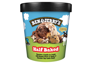 Valg. šokoladiniai ledai BEN&JERRY'S su šokolad. pyrago mase, 406 g