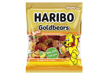 Guminukai HARIBO JUICY GOLDBEARS, 160 g