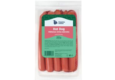 Virtos vištienos dešrelės HOT DOG, I r., 1 kg