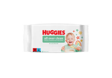 Wet baby wipes HUGGIES ALL OVER CLEAN, 56 pcs.