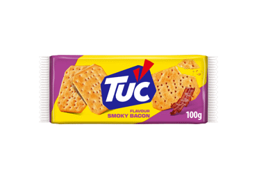 Crackers TUC, ham flavor, 100 g