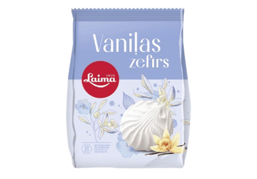 Zefyrai LAIMA, vanilės skonio, 200 g