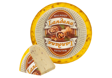 Sūris LANDANA su graikiniais riešutais, 50 % rieb. s. m., 1 kg