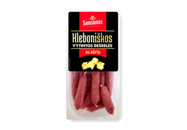 Vytintos KLEBONIŠKOS dešrelės su sūriu, a. r., 150 g