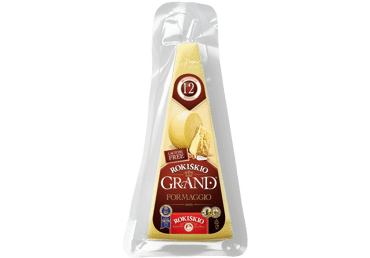 Kietasis ROKIŠKIO sūris GRAND, brand. 12 mėn., 37% rieb.s.m., 180 g
