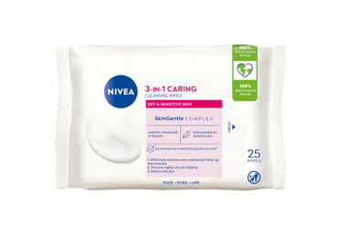 Очищающие салфетки NIVEA для сухой и чувствительной кожи AQUA EFFECT
