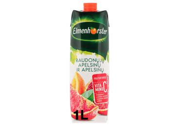 Raudonųjų apelsinų sulčių gėrimas ELMENHORSTER, 1 l