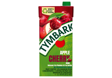 Cherry and apple juice drink TYMBARK (20%), 2 l