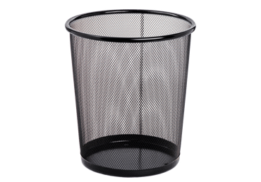 Popierių šiukšliadėžė, 7L juoda