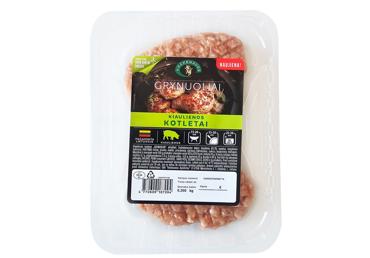 Švieži kiaulienos kotletai GRYNUOLIAI, 260 g
