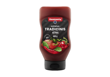 Traditional spicy DAUMANTŲ ketchup, 480 g